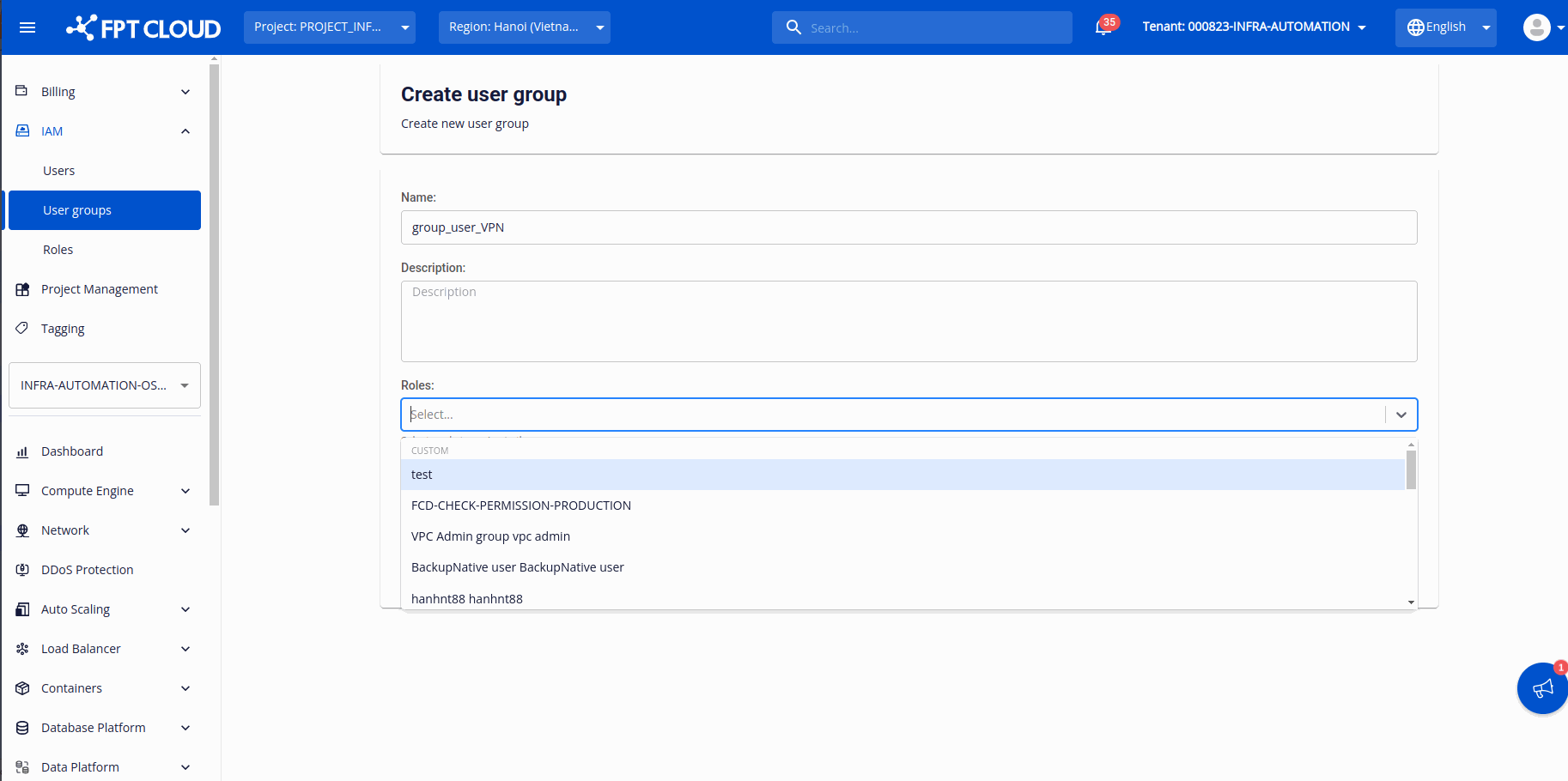 User group