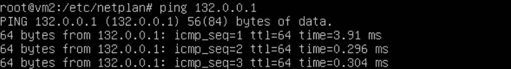Confirming connectivity with the new static IP address