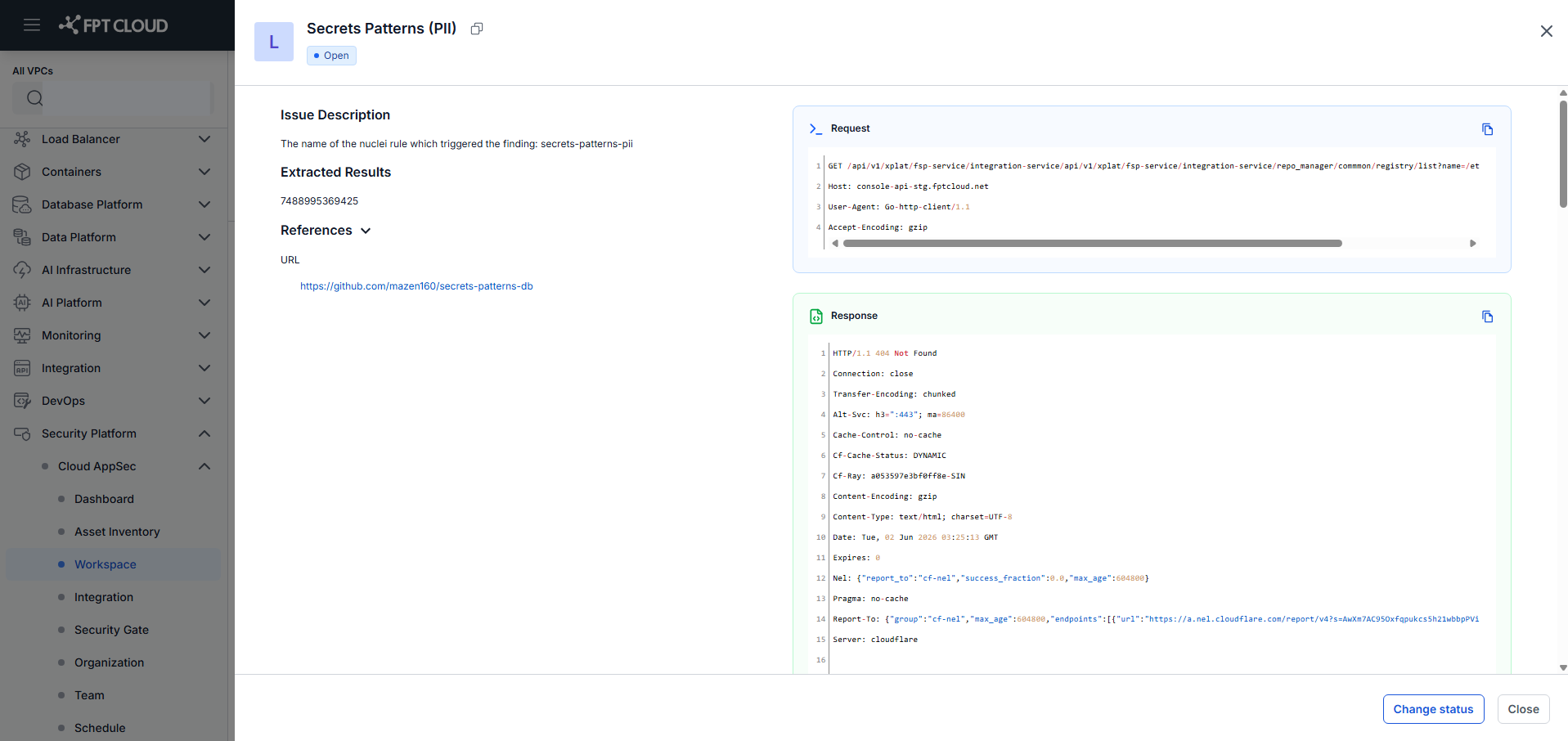 DAST API — Issue details