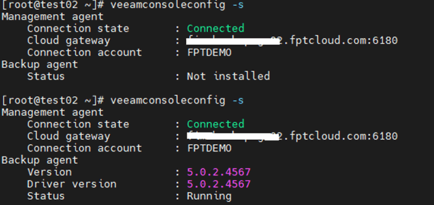 Checking connection status