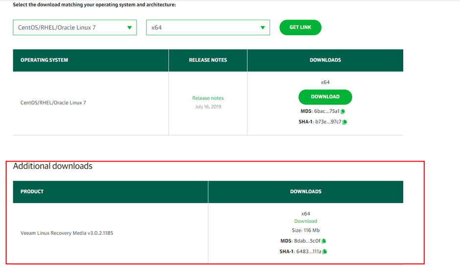 Download Veeam Recovery Media ISO
