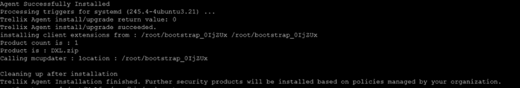 Trellix agent installation process on Linux
