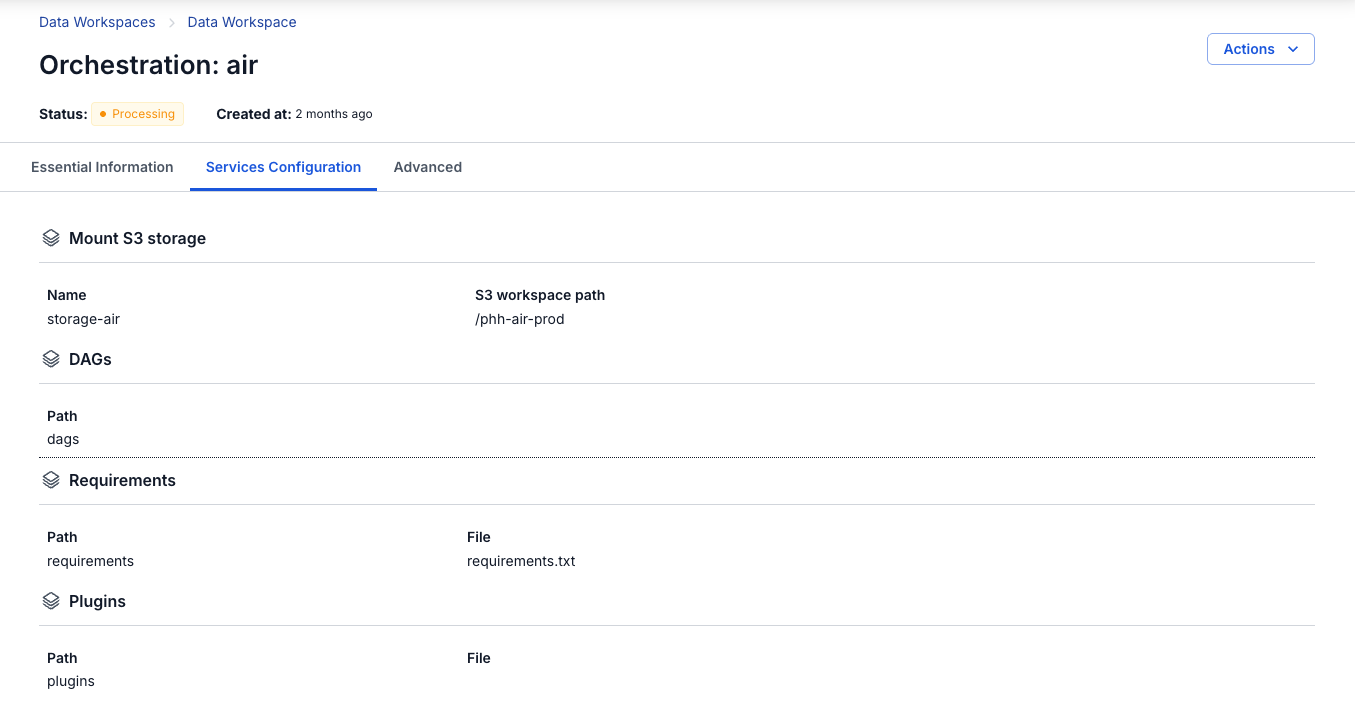 airflow-Services-Configuration