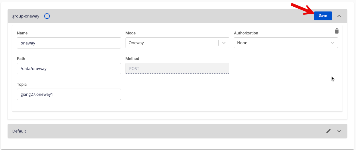 Save confirmation after router deletion