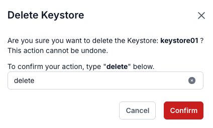 delete-keystore