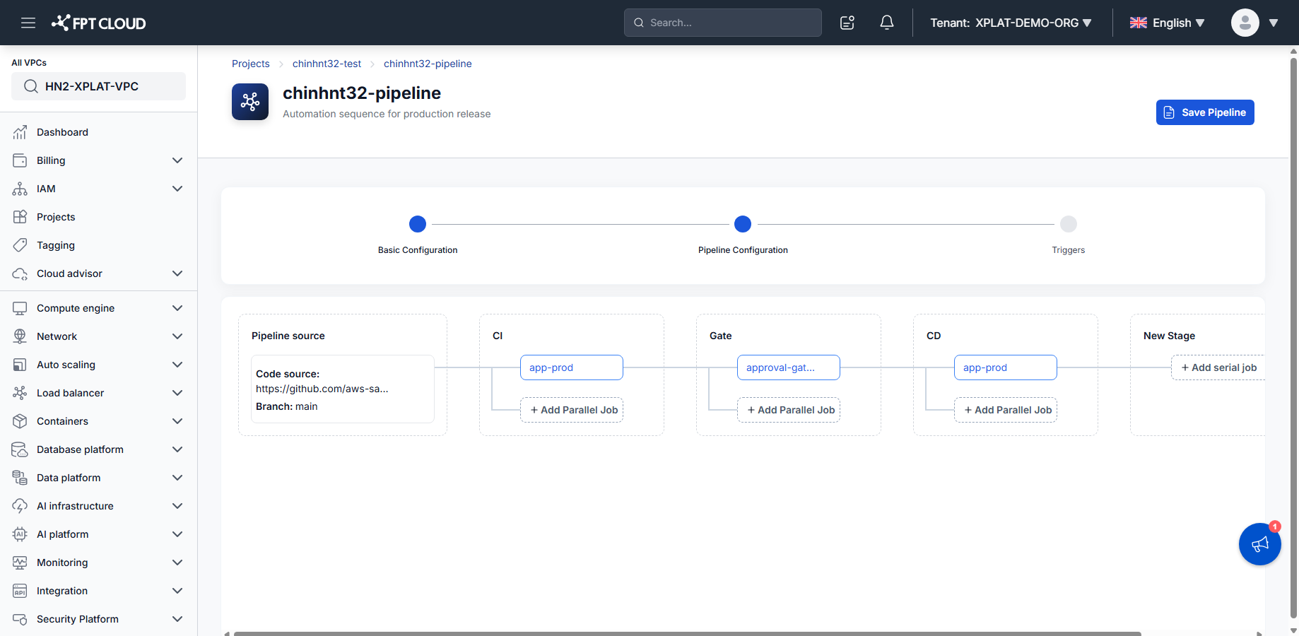 Add deploy job