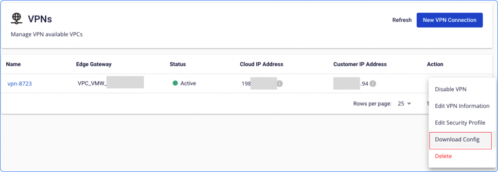 Tải cấu hình VPN