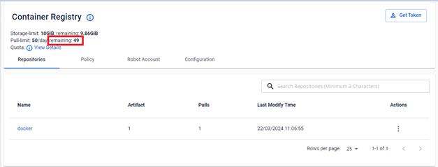 Cập nhật Pull-limit sau khi pull