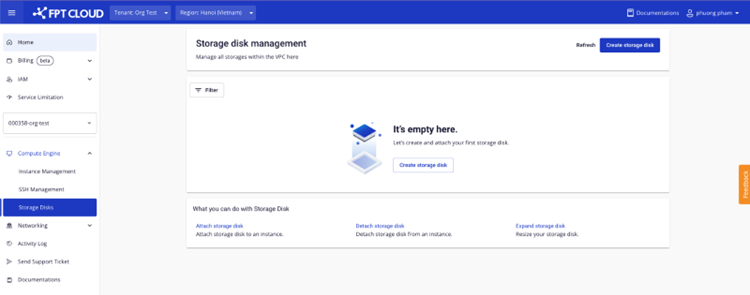 Trang Storage Disks