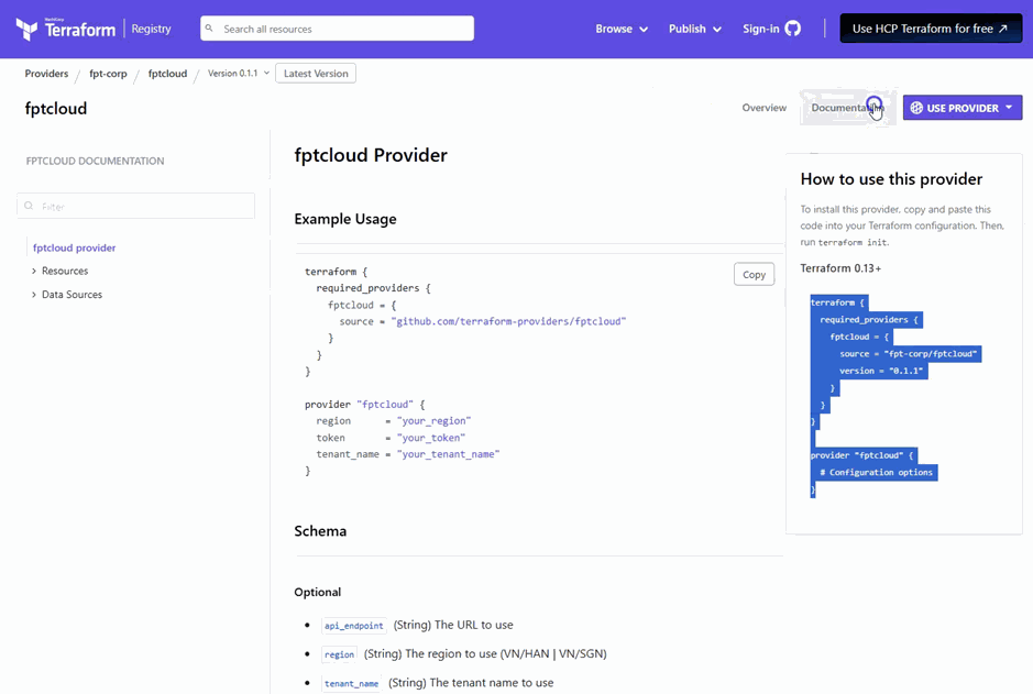 Script kết nối FPT Cloud