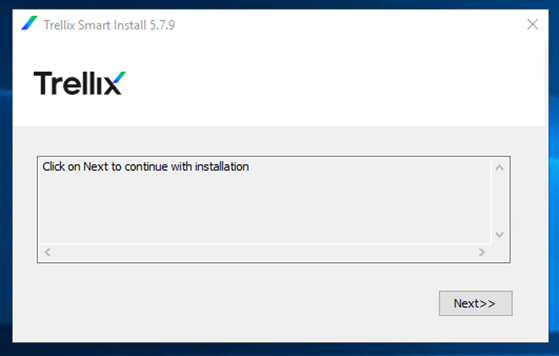 Quá trình cài đặt agent Trellix trên Windows