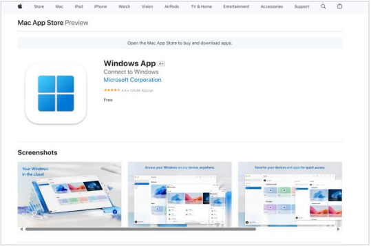 Cài đặt Microsoft Windows App trên macOS