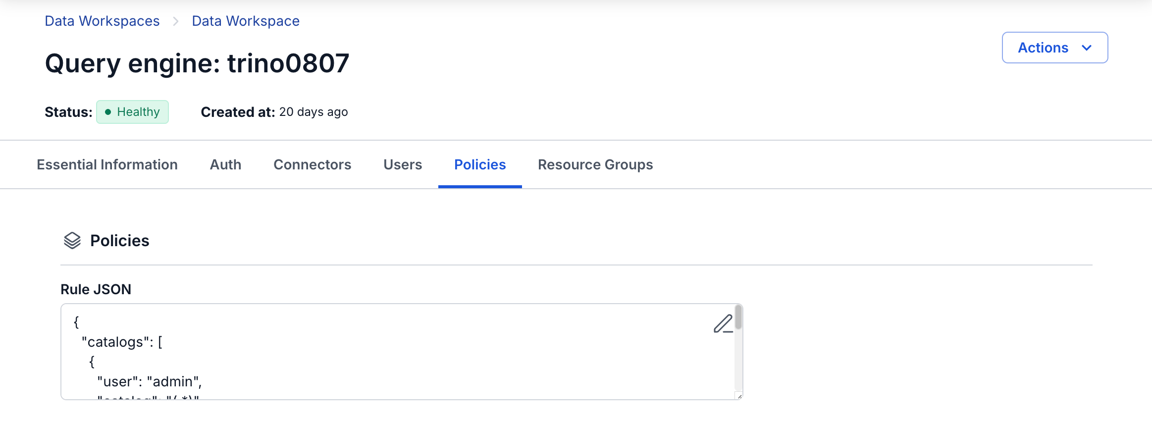 Policies-Query-Engine