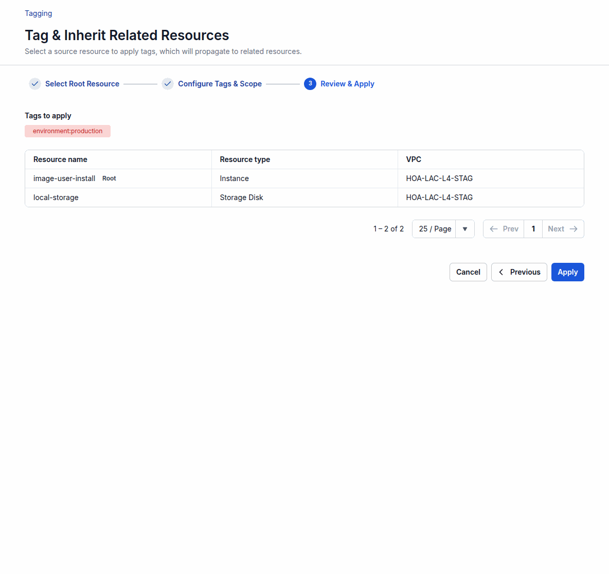 Bước 3 — Review &amp; Apply